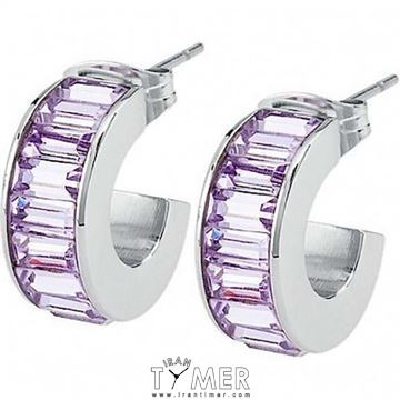 ساعت مچی گوشواره زنانه فشن تمام استیل، نگین سواروسکی