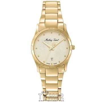 ساعت مچی زنانه کلاسیک تمام استیل، رنگ PVD، نمایش تاریخ، Ronda Caliber 515