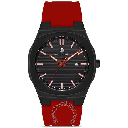 ساعت مچی مردانه اسپرت بند پلاستیکی، نمایش تاریخ