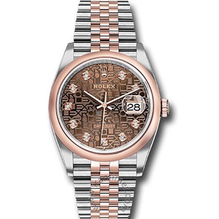 قیمت و خرید ساعت مچی مردانه رولکس(Rolex) مدل 126201 CHOJDJ BROWN کلاسیک | اورجینال و اصلی