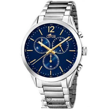 ساعت مچی مردانه کلاسیک تمام استیل، کرونوگراف، نمایش 24 ساعت شبانه روز