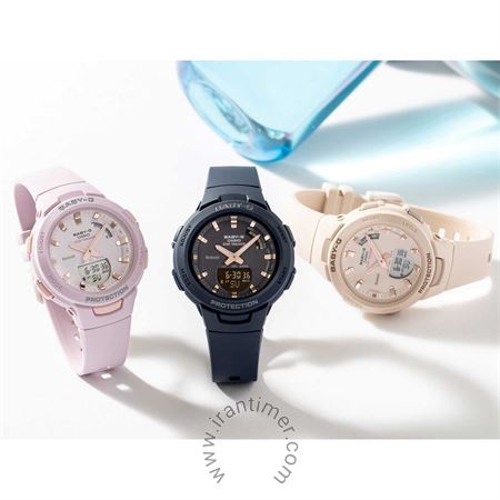 قیمت و خرید ساعت مچی کاسیو (CASIO) بیبی جی مدل BSA-B100-4A1DR اسپرت | اورجینال و اصلی