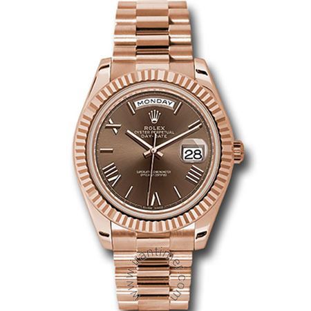 قیمت و خرید ساعت مچی مردانه رولکس(Rolex) مدل 228235 chorp Brown کلاسیک | اورجینال و اصلی