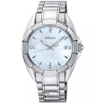 ساعت مچی زنانه فشن تمام استیل، نگین دار، نمایش تاریخ