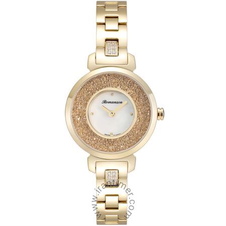 قیمت و خرید ساعت مچی زنانه رومانسون(ROMANSON) مدل RM6A36QLGGM1R1-W فشن | اورجینال و اصلی