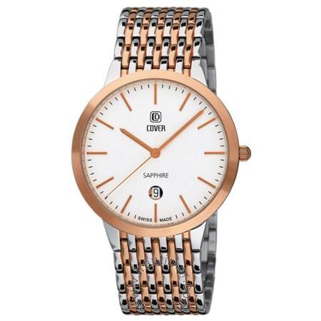 ساعت مچی مردانه کلاسیک تمام استیل، نمایش تاریخ، ست