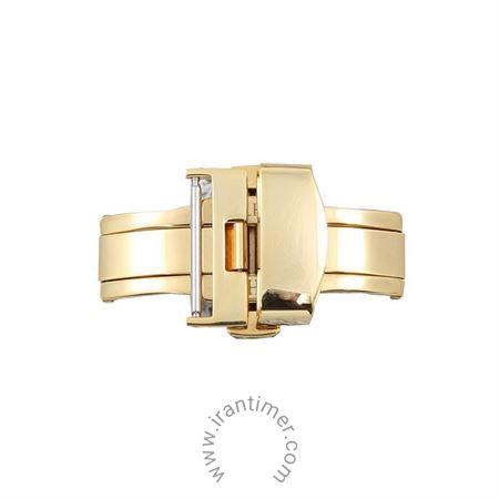  قفل پروانه ای ضامن دار رنگ طلایی(سایز22)