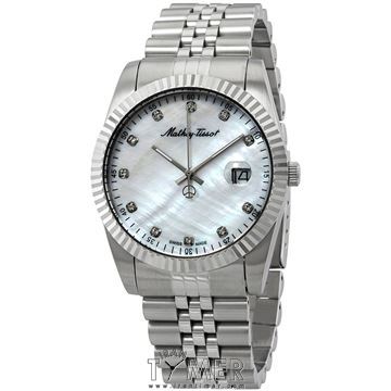 ساعت مچی مردانه فشن تمام استیل، ست، نمایش تاریخ، نگین دار، Ronda Caliber 515 