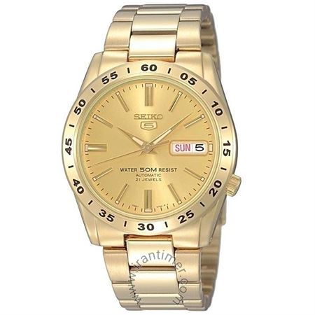 ساعت مچی مردانه کلاسیک تمام استیل، نمایش تاریخ و روز، اتوماتیک، 21 عدد سنگ قیمتی داخل موتور