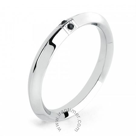 ساعت مچی انگشتر مردانه کلاسیک تمام استیل، نگین سواروسکی