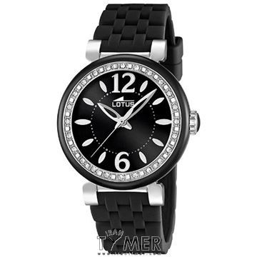 ساعت مچی زنانه اسپرت فشن بند پلاستیکی، نگین دار