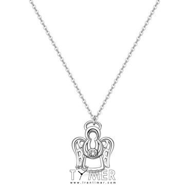 ساعت مچی گردنبند زنانه کلاسیک تمام نقره، نگین سواروسکی