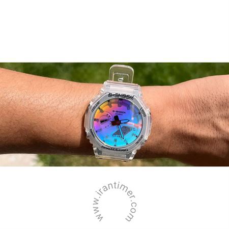قیمت و خرید ساعت مچی مردانه کاسیو (CASIO) مدل GA-2100SRS-7ADR اسپرت | اورجینال و اصلی