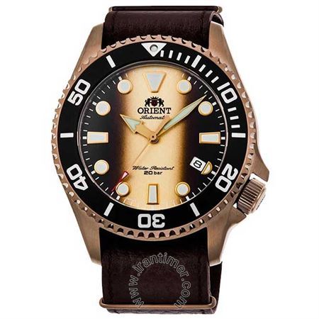 ساعت مچی مردانه کلاسیک بند چرم طبیعی، اتوماتیک، سنگ قیمتی داخل موتور