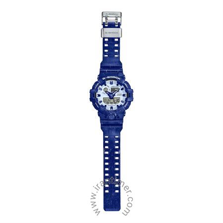 قیمت و خرید ساعت مچی مردانه کاسیو (CASIO) جی شاک مدل GA-700BWP-2ADR اسپرت | اورجینال و اصلی