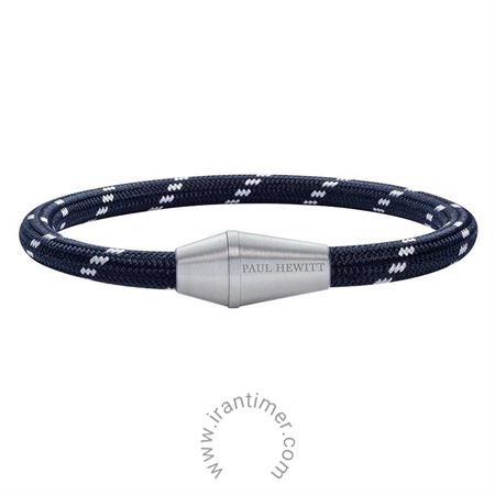 ساعت مچی دستبند مردانه اسپرت پارچه و استیل، مناسب دو رمچ 20.5 و 21.5 سانتی متر