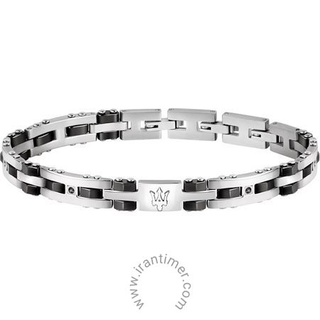 قیمت و خرید دستبند باز مردانه مازراتی(MASERATI) مدل JM220ASR02 کلاسیک | اورجینال و اصلی
