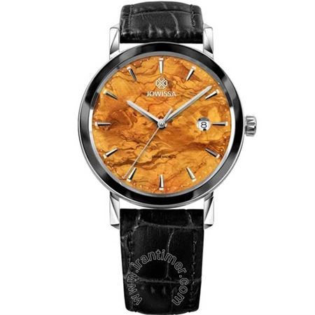 ساعت مچی مردانه کلاسیک بند چرم طبیعی، نمایش تاریخ