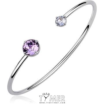 ساعت مچی دستبند زنانه فشن استیل، نگین سواروسکی