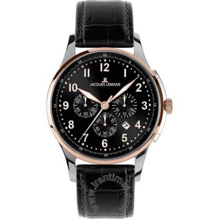 قیمت و خرید ساعت مچی مردانه ژاک لمن(JACQUES LEMANS) مدل 1-1619C کلاسیک | اورجینال و اصلی