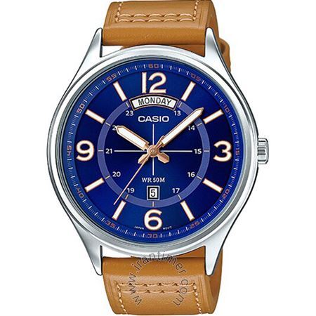 قیمت و خرید ساعت مچی مردانه کاسیو (CASIO) جنرال مدل MTP-E129L-2B2VDF کلاسیک | اورجینال و اصلی