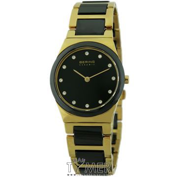 ساعت مچی زنانه فشن کلاسیک استیل و سرامیک، نگین دار