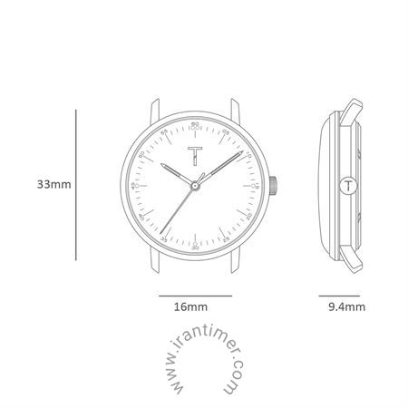 قیمت و خرید ساعت مچی زنانه تیلور(TYLOR) مدل TLAK003 کلاسیک | اورجینال و اصلی
