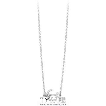 ساعت مچی گردنبند زنانه کلاسیک فشن تمام نقره، نگین زیرکونیا