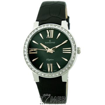 ساعت مچی زنانه کلاسیک فشن بند چرمی، نگین دار