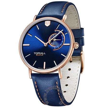 ساعت مچی مردانه کلاسیک بند چرم طبیعی