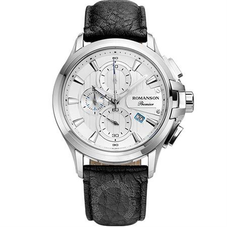 ساعت مچی مردانه کلاسیک بند چرمی، کرونوگراف، نمایش تاریخ