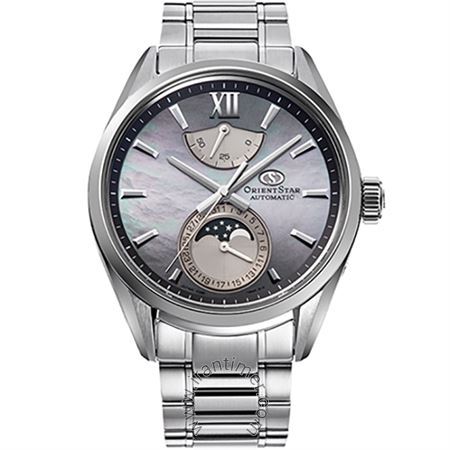 ساعت مچی مردانه کلاسیک تمام استیل، 22 عدد سنگ قیمتی داخل موتور، 50 ساعت شاخص ذخیره انرژی