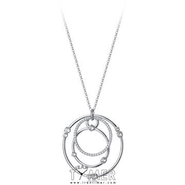 ساعت مچی گردنبند زنانه فشن تمام استیل، نگین سواروسکی و زیرکونیا