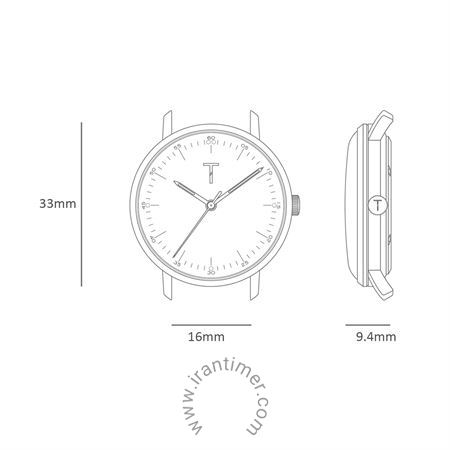 قیمت و خرید ساعت مچی زنانه تیلور(TYLOR) مدل TLAK002 کلاسیک | اورجینال و اصلی