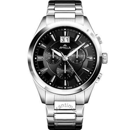 ساعت مچی مردانه کلاسیک تمام استیل، موتور Ronda 5040B