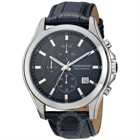 ساعت مچی مردانه کلاسیک بند چرمی، کرونوگراف، نمایش تاریخ