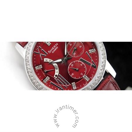 قیمت و خرید ساعت مچی زنانه کاسیو (CASIO) شین مدل SHE-3025L-4ADR کلاسیک | اورجینال و اصلی
