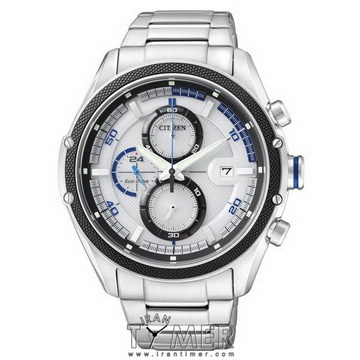 ساعت مچی مردانه اسپرت اکودرایو بند استیل کورنوگراف صفحه گرد