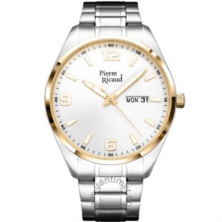 ساعت مچی مردانه کلاسیک تمام استیل، موتور Seiko Epson VX43