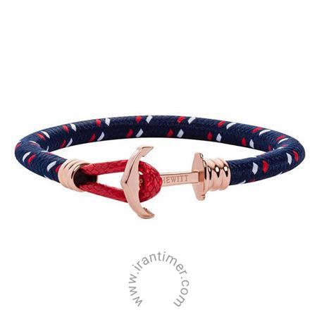 ساعت مچی دستبند مردانه اسپرت پارچه و استیل، رنگ PVD