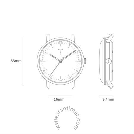 قیمت و خرید ساعت مچی زنانه تیلور(TYLOR) مدل TLAK005 کلاسیک | اورجینال و اصلی