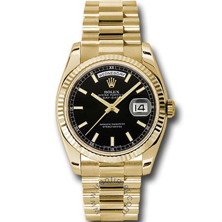 ساعت مچی سرمایه گذاری روی ساعت رولکس حداقل از 6000 دلار میباشد ، خرید و فروش ساعتهای آکبند و دست دوم به صورت تلفنی ، مردانه کلاسیک طلا 18 عیار، نمایش تاریخ و روز، اتوماتیک، سنگ قیمتی داخل موتور