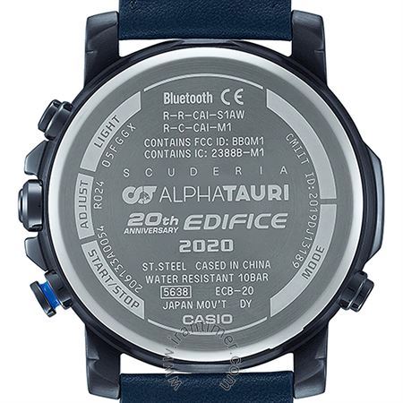قیمت و خرید ساعت مچی مردانه کاسیو (CASIO) ادیفس(ادیفایس) مدل ECB-20AT-2ADR کلاسیک | اورجینال و اصلی