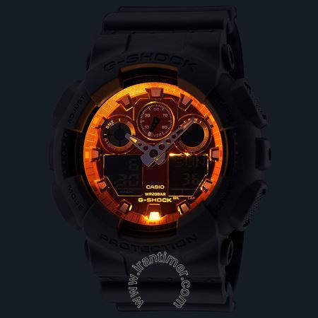 قیمت و خرید ساعت مچی مردانه کاسیو (CASIO) مدل GA-100FL-8ADR اسپرت | اورجینال و اصلی
