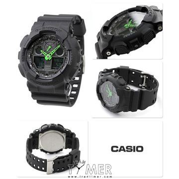قیمت و خرید ساعت مچی مردانه کاسیو (CASIO) جی شاک مدل GA-100C-1A3DR اسپرت | اورجینال و اصلی