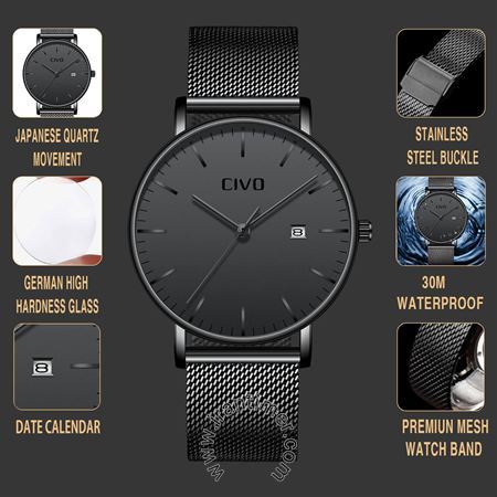 قیمت و خرید ساعت مچی مردانه سیوو(CIVO) مدل 1002262 کلاسیک | اورجینال و اصلی