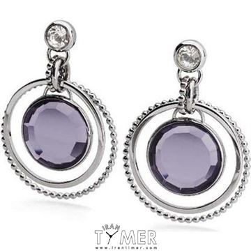 ساعت مچی گوشواره زنانه فشن تمام استیل، نگین درشت