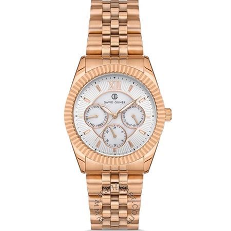 ساعت مچی زنانه کلاسیک بند استیل، نمایش تاریخ کامل