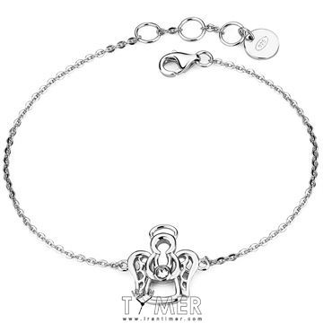 ساعت مچی دستبند زنانه کلاسیک تمام نقره، نگین سواروسکی