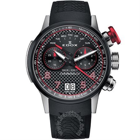 ساعت مچی مردانه اسپرت بند پلاستیکی، کالیبر موتور 38s (Ronda 8020 N)